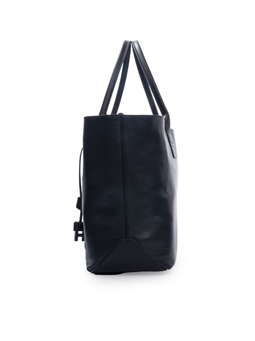 Borsa Shopping Script Media in pelle Nero HOGAN | KBW01TA0300 TZPB999